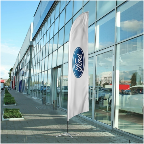 Auto Dealership Flag Ford