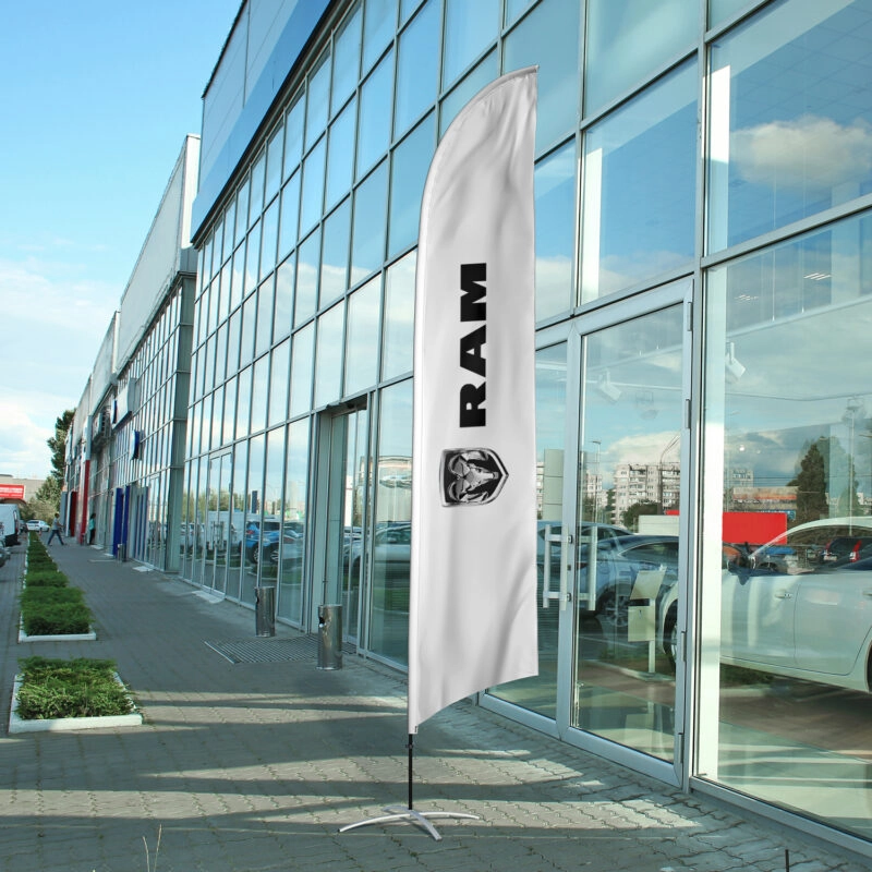 Auto Dealership Flag Ram