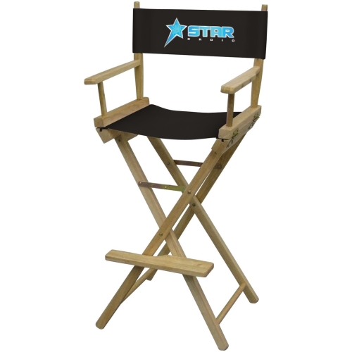 Bar-height Director’s Chair (full-color Imprint)