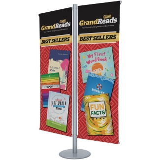 Flex Banner Display Double-banner Kit