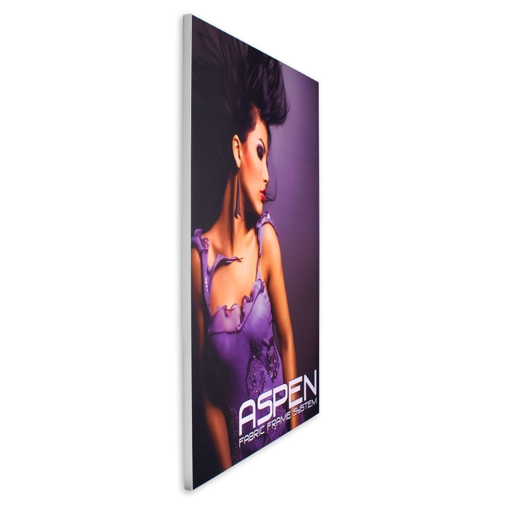 Aspen Slim Fabric Frame — 36 In X 48 In Single-sided Graphic Package (frame & Graphic)