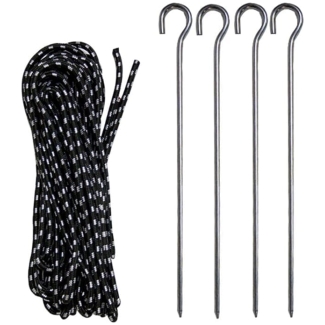 Casita Canopy Accessories — Rope And Stake (includes 4 Stakes And 4 Bungee Ropes)